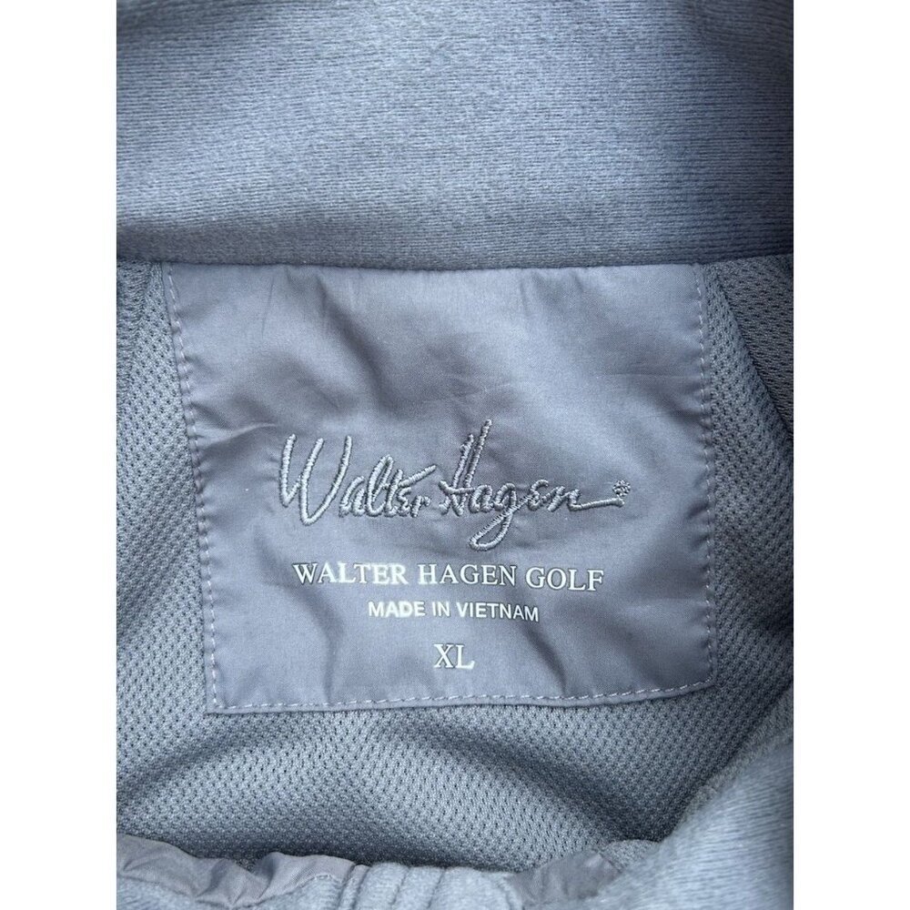 Walter Hagen 11 Golf Windbreaker Rain Jacket Black Men's Size XL - Picture 6 of 11